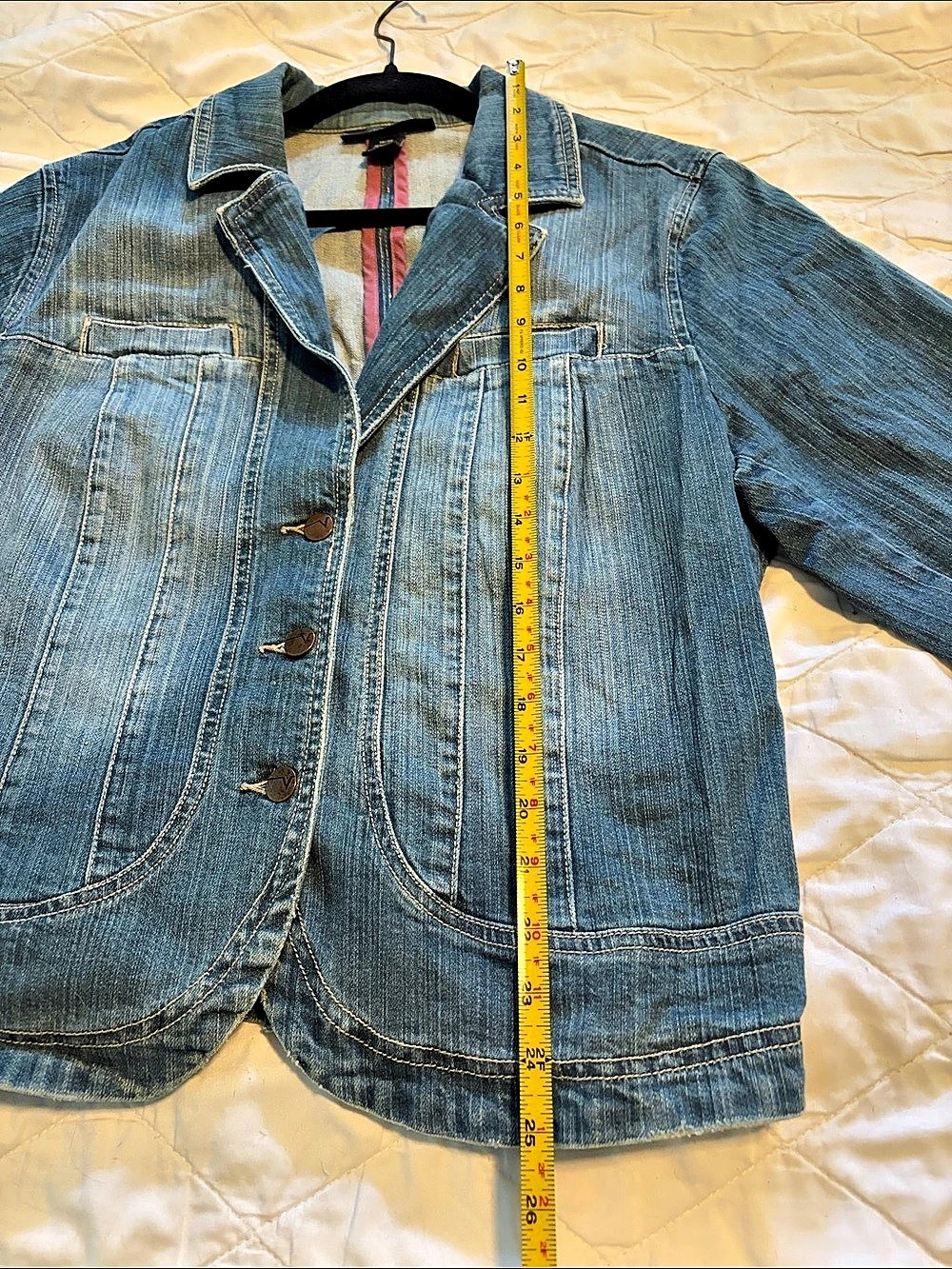 Venezia Denim Jacket Blue Size 18/20 - Picture 10 of 12